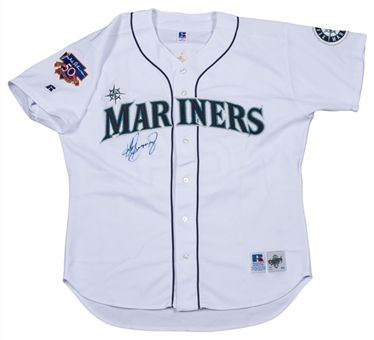 Ken Griffey Jr. Autographed Seattle Mariners Authentic Home Jersey -Donated Lot 100% of Proceeds go to JRF(Beckett)